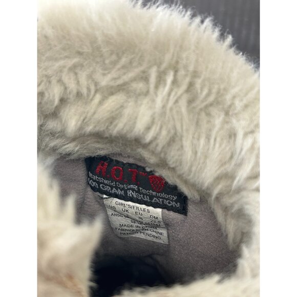 NORTH FACE WINTER BOOTS 400 GRAM Size US 4 Insulation Youth Girls Purple/Black - Picture 13 of 16